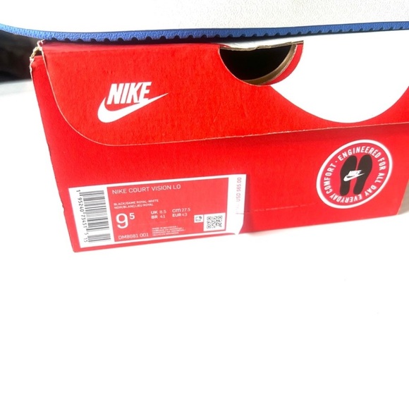 NIKE Court Vision Low Men’s Sneakers Size 9.5 - Picture 7 of 7